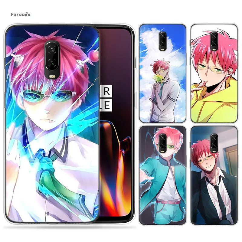 

Saiki Kusuo No Psi Nan Cartoon Rubber Case for Oneplus 7 5G 6 6T Pro Silicone Case Shell Phone Cover Accessory Fundas Capa