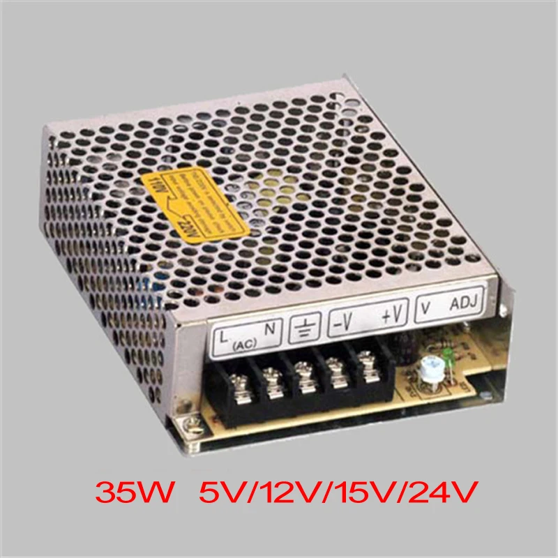 S 35 power supply unit 35W 5V 12V 15V 24V 3A ac dc converter variable