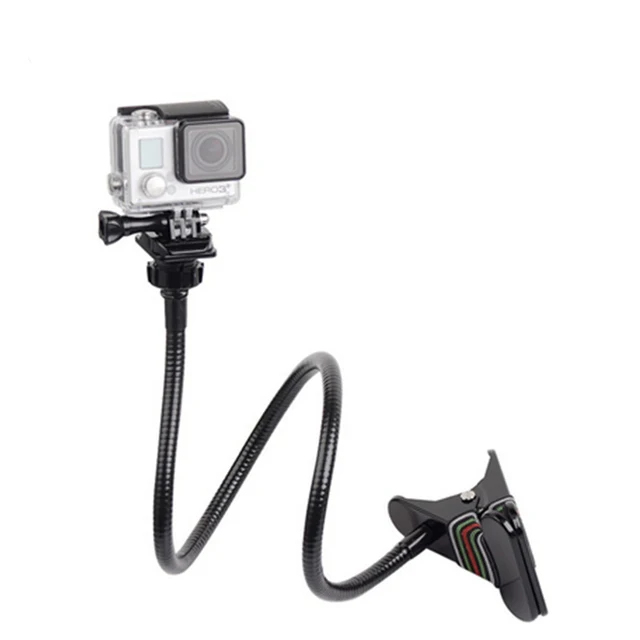 Sj4000 Jaw Flex Clamp Arm Go Pro Gooseneck Mount Adjustable Clip Arm