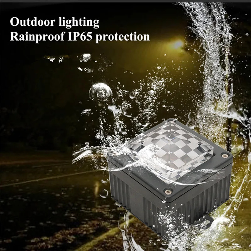LED Point Light Source Bridge Outdoor Lights DMX512 Full Color 5WLED Square Point Light Hotel Lighting Pixel Point Lights DC24V