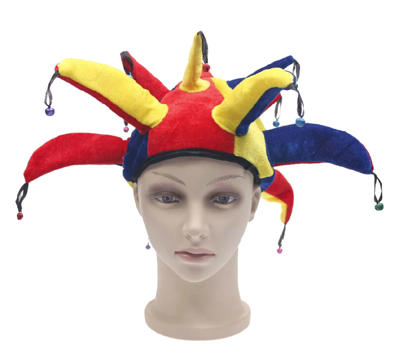 多色面白いハロウィーン道化師の帽子ピエロコスプレキャップマルディグラハロウィンパーティーアクセサリー用男性女性 1ピース Accessories For Accessories For Menaccessories Accessories Aliexpress