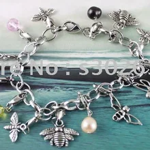 5 шт Стильная Стрекоза пчела браслет#20311