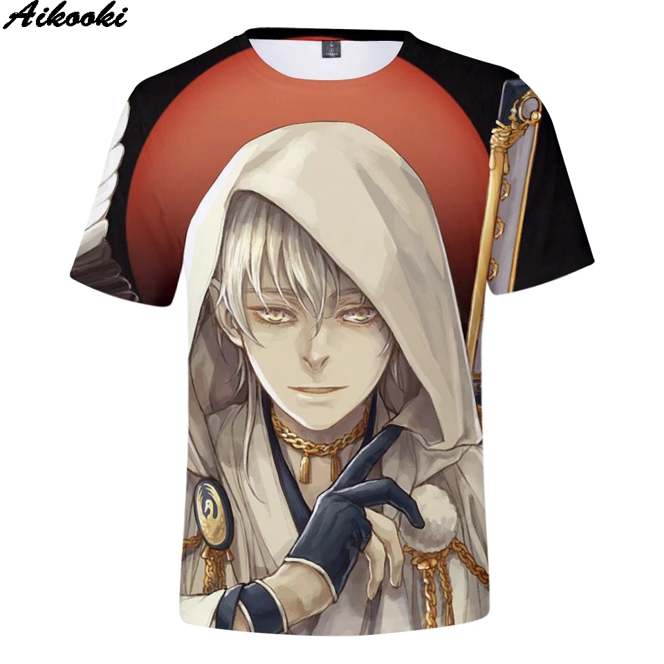 Горячая продажа 3D футболка Touken Ranbu Online Мужская/Женская мультяшная Harajuku дышащая