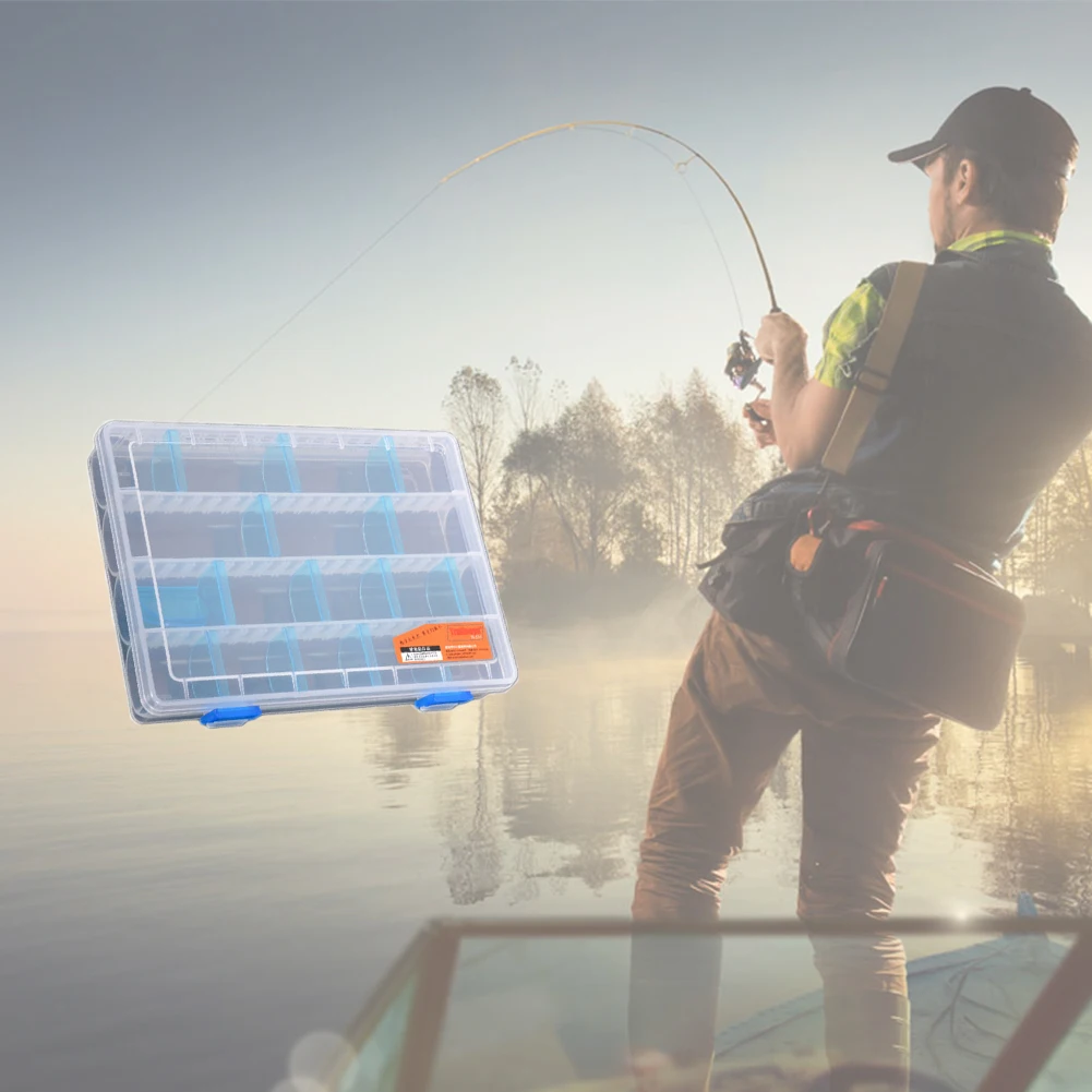 

Lightweight Transparent Visible Bait Storage Fishing Gear Box Large Capacity Fishing Tool Storage Box Accessories Storage