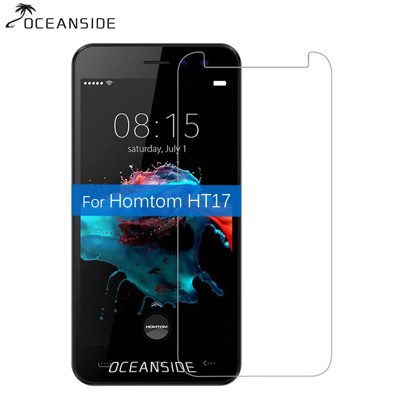 

2Pcs For Homtom Ht17 Tempered Glass Screen Protector 2.5d Safety Cover Film On Ht 17 Pro HT17Pro pelicula de vidro