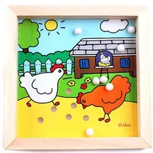 Деревянные игрушки для детей Деревянный Баланс Карманный шар лабиринт игра ходьба лабиринт детское развитие интеллекта головоломки