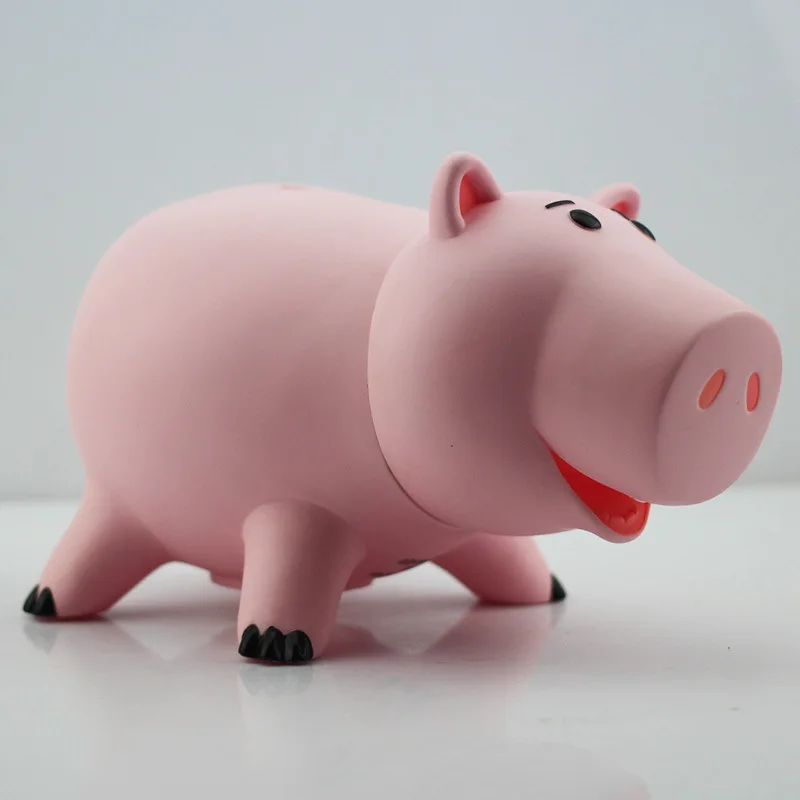 PVC Toy Story Hamm Piggy Bank Pink Pig Coin Box PVC figure Toys for