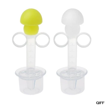 

Baby Squeeze Medicine Dropper Dispenser Baby Pacifier Needle Feeder Feeding Flatware Utensils Infant Nipple May06