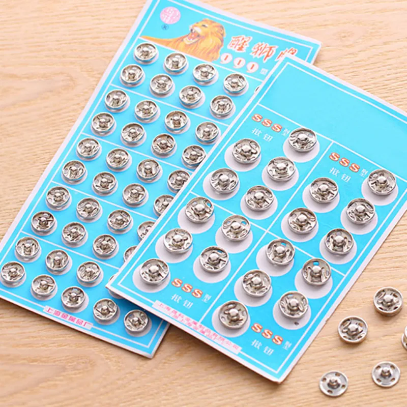 Concealed Metal Snap Clasp Baby Buttons Invisible Coat Buttons For 