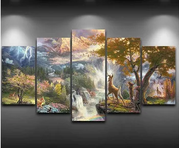 

5pcs 5D DIY Diamond Painting landscape Embroidery Full Square Diamond Cross Stitch Rhinestone Mosaic Painting Home Decor Gift