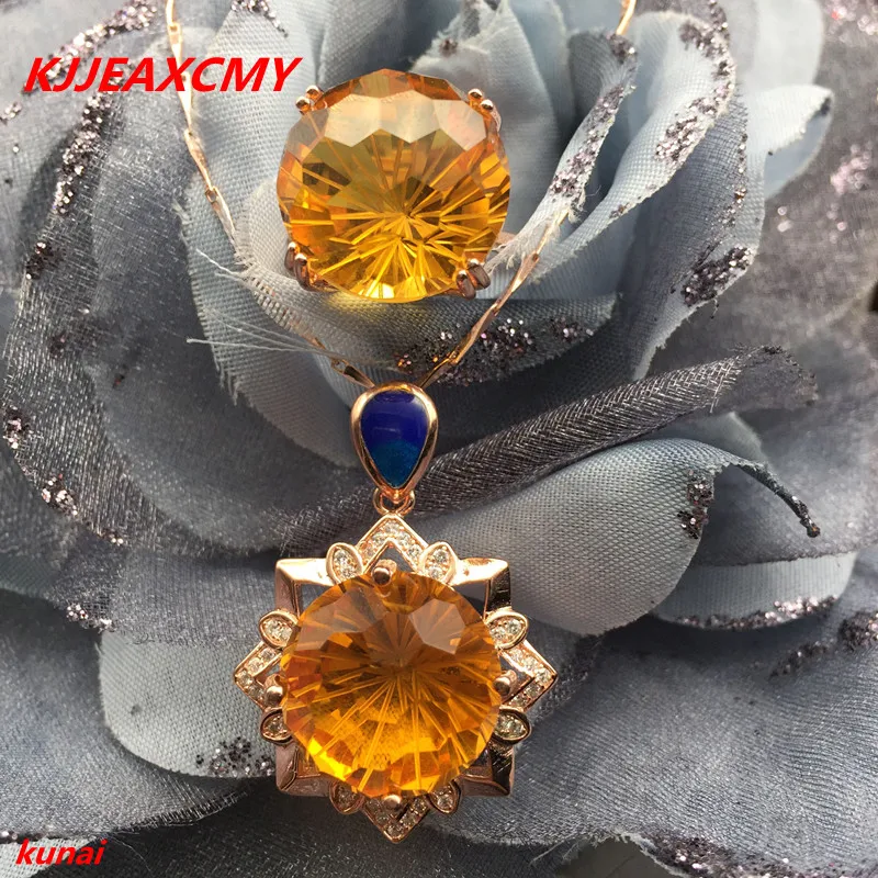 KJJEAXCMY boutique jewels 925 жемчужное ожерелье с натуральным топазом