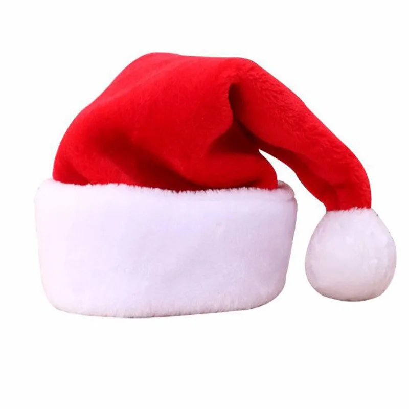 XEONGKVI Рождественский подарок высокое качество очень толстые длинные плюшевые большой шар Красная рождественская шляпа для женщин и мужчин бренд Skullies Beanies