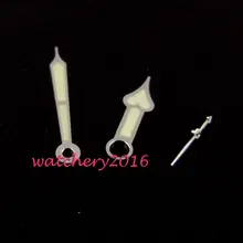 Модное серебристое окаймление зеленые руки для UNITAS ETA 6497 6498 ST 3600 3620 движение часы руки