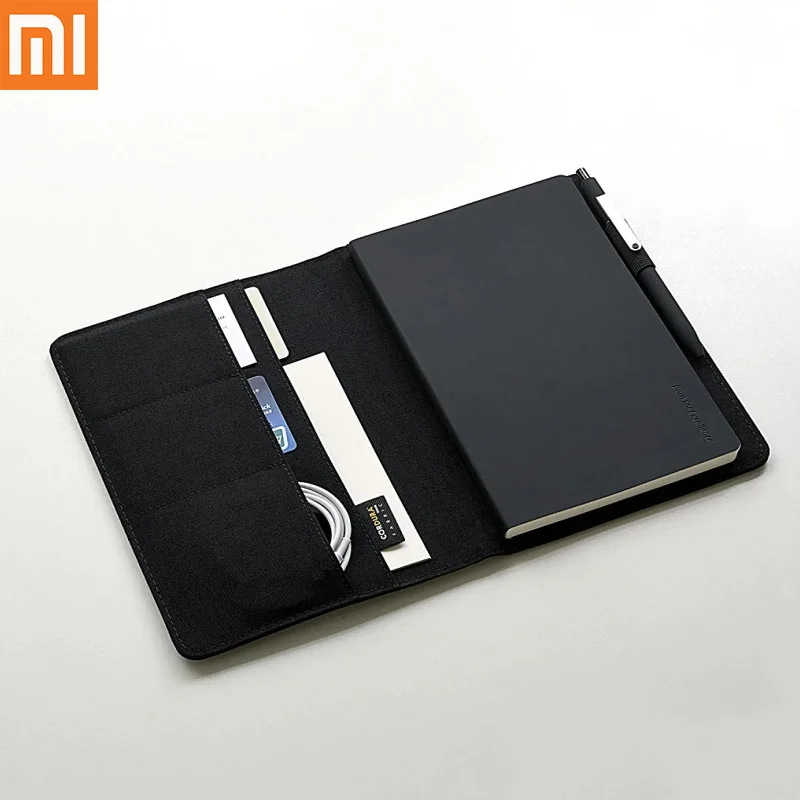 Xiaomi Mijia умный дом Kaco благородный бумажный ноутбук из искусственной кожи слот для карт кошелек книга для офиса путешествия с ручкой и чехол