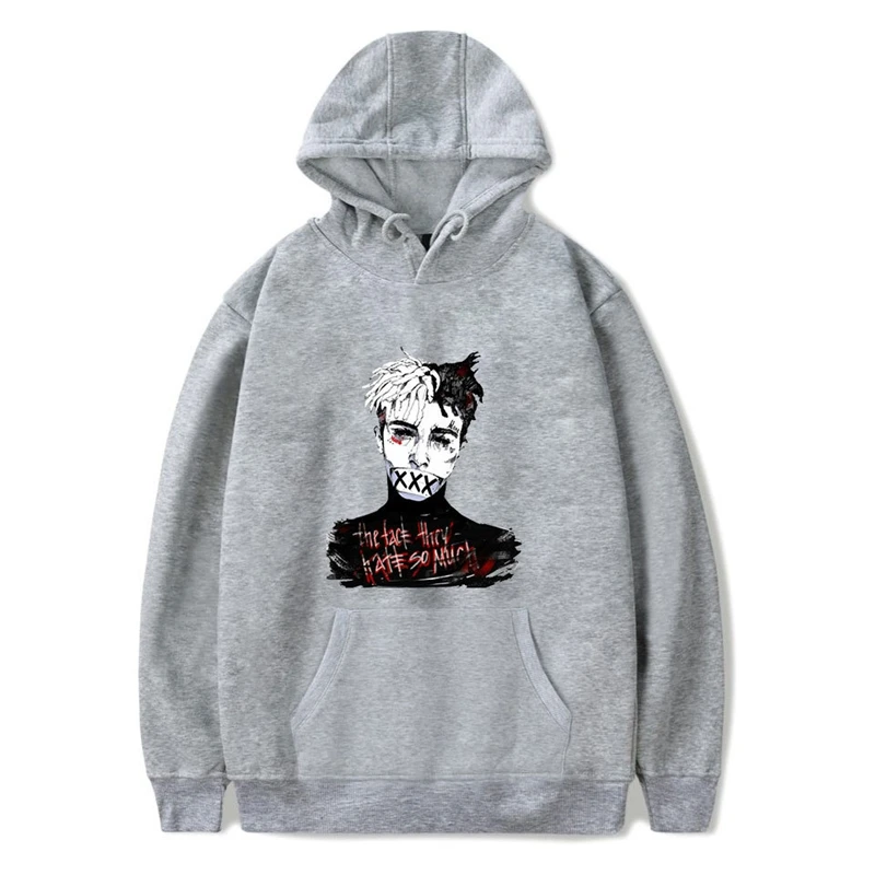 XXXTentacion Revenge Hoodie sweatshirt Bad Vibes forever Pullover hoody swearshirts Women Men Jumper streetwear (6)