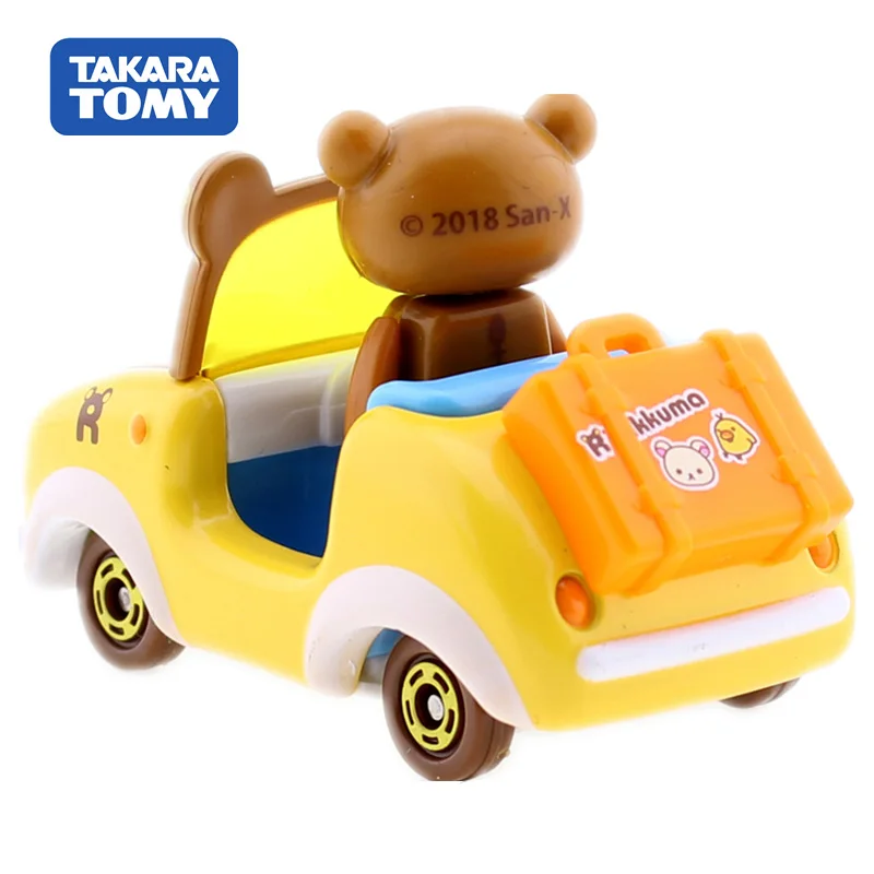 Tomica Dream Ride on R07 Rilakkuma автомобиль медведь Такара Tomy мини моторы автомобиль литой металл модель новая коллекция подарок детские игрушки