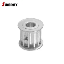 SUMRAY 5M 10T Timing Pulley 5/6/6.35/7mm Synchronous Pulley Wheel 16/21mm Belt Width 5M CNC Belt Pulley for 3D Printer SUMRAY 5M 10T Timing Pulley 5/6/6.35/7mm Synchronous Pulley Wheel 16/21mm Belt Width 5M CNC Belt Pulley for 3D Printer