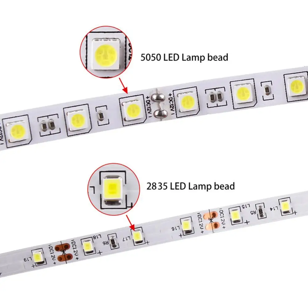 Светодиодный светильник DC 12 В SMD 2835 5050 Гибкая Диодная лента RGB 5 м 10 м 15 м 44Key полный комплект водонепроницаемый светильник ing