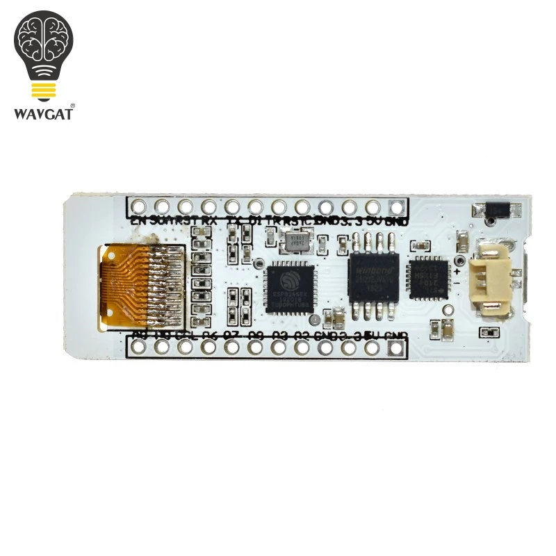 WAVGAT ESP8266 wifi чип 0,91 дюймов OLED CP2014 32Mb Flash ESP 8266 модуль Интернет вещей плата PCB для NodeMcu