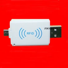 The Newest 125Khz EM4100 Mini USB RFID Reader for For Android Mobile Phone OTG smaller and faster