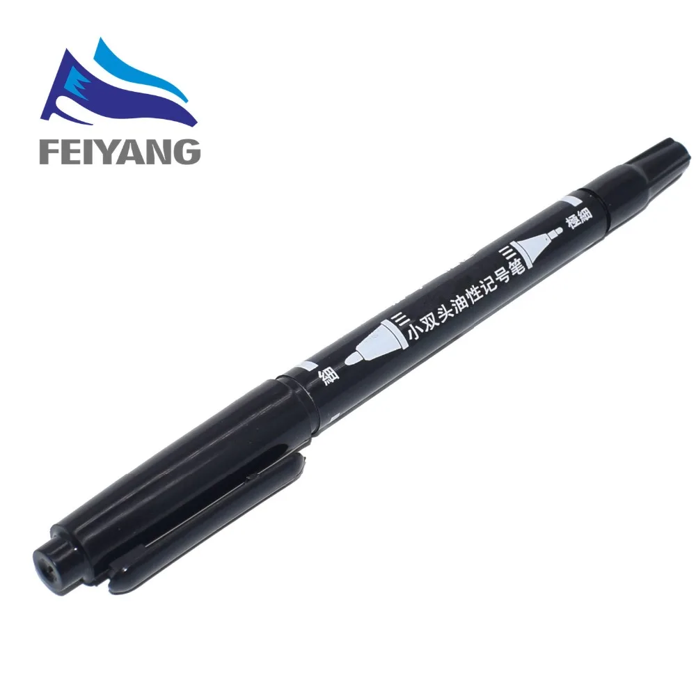 

Smart Electronics CCL Anti-etching PCB circuit board Ink Marker Double Pen For DIY PCB MO-120-MC-BK