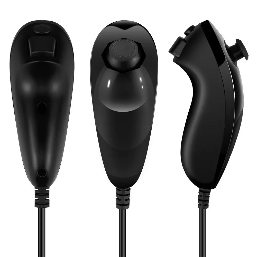 5 цветов цвет NUNCHUCK NUNCHUK Пульт дистанционного управления для NINTENDO wii черный nunchunk пульт дистанционного управления usb порт