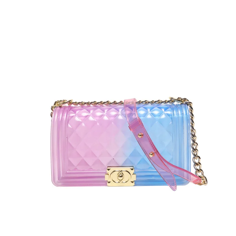 

2019 Women Bags Crossbody Shoulder Transparent Clear Bag Jelly Color Candy Handbags Fashion Fairy Party Hand Bag Summer Spring