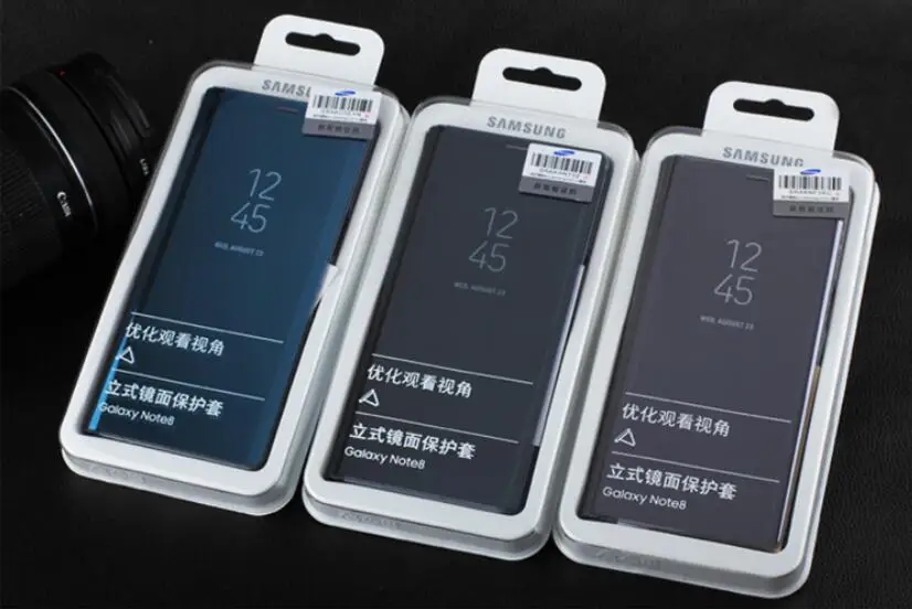 Для samsung Galaxy Note8 N9500 N950F Note 8 вертикальный зеркальный защитный чехол для телефона 4 цвета