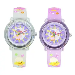 Детские спортивные наручные часы с силиконовым ремешком для девочек и мальчиков, новые модные часы с героями мультфильмов, детские часы с 3D