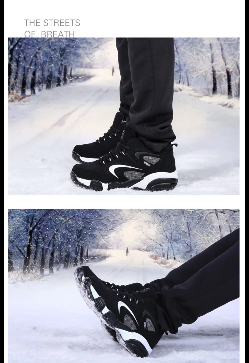 ZHJLUT/зимние кроссовки; большие размеры; Мужская обувь для бега; женская спортивная зимняя обувь; водонепроницаемые кроссовки для мужчин; теплый мех; Zapatillas