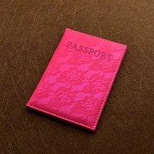 Luxury Elegant Women Passport Cover Pink World Universal Travel Passport ticket font b holder b font