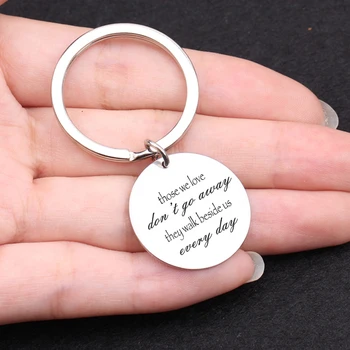 

Loving Gift BBF Best Friend Present Those We Love Don`t Go Away They Walk Besides Everyday Motivational Key chains Keyring