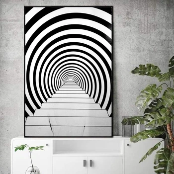 

Black And White Posters Abstract Art Canvas Painting Wall Art Picture For Living Room Bedroom Modern Home Decoration No Frame