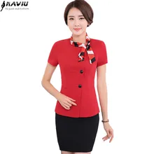 Высокое качество модные женские туфли костюмы OL Блейзер с короткими рукавами юбка наряды плюс размеры офисные бизнес женский костюм рабочая одежда