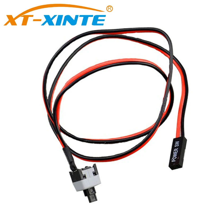 XT-XINTE 10pcs ATX PC Computer Motherboard Power Cable Switch On/Off/Reset Button Computer Replacement 10pcs lot pc computer desktop atx power on supply reset switch connector cable cord drop shipping