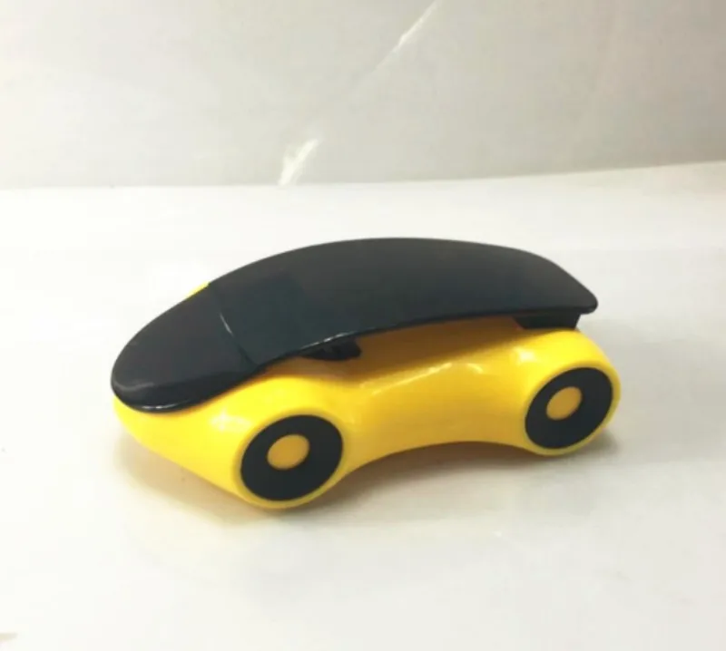 Держатель для мобильного телефона 360 Вращающийся Универсальный спортивный автомобиль дизайн ароматерапия с парфюмом кронштейн-держатель - Цвет: Цвет: желтый