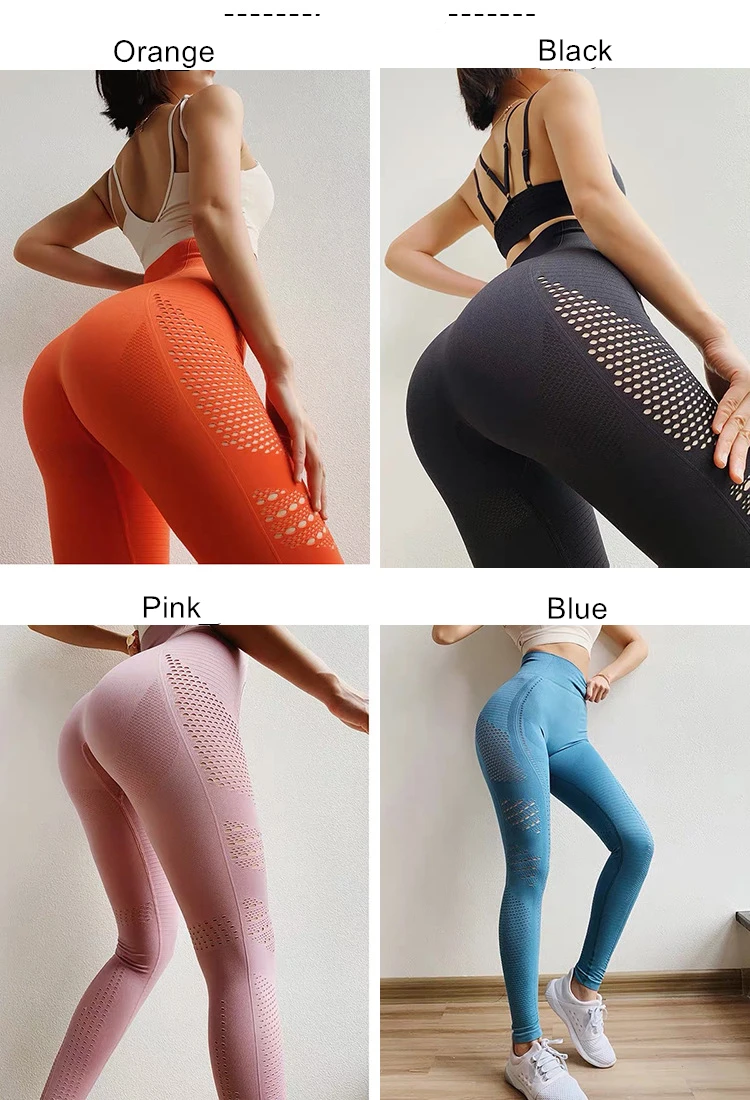 Женские спортивные Леггинсы для фитнеса, дышащие быстросохнущие штаны для йоги с высокой талией, Спортивные Компрессионные колготки