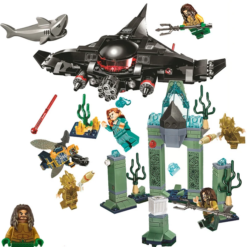 

2019 Marvel Avengers Super Heroes Aquaman Black Manta Strike Figures Building Blocks Bricks Gift Toys Compatible With Lego