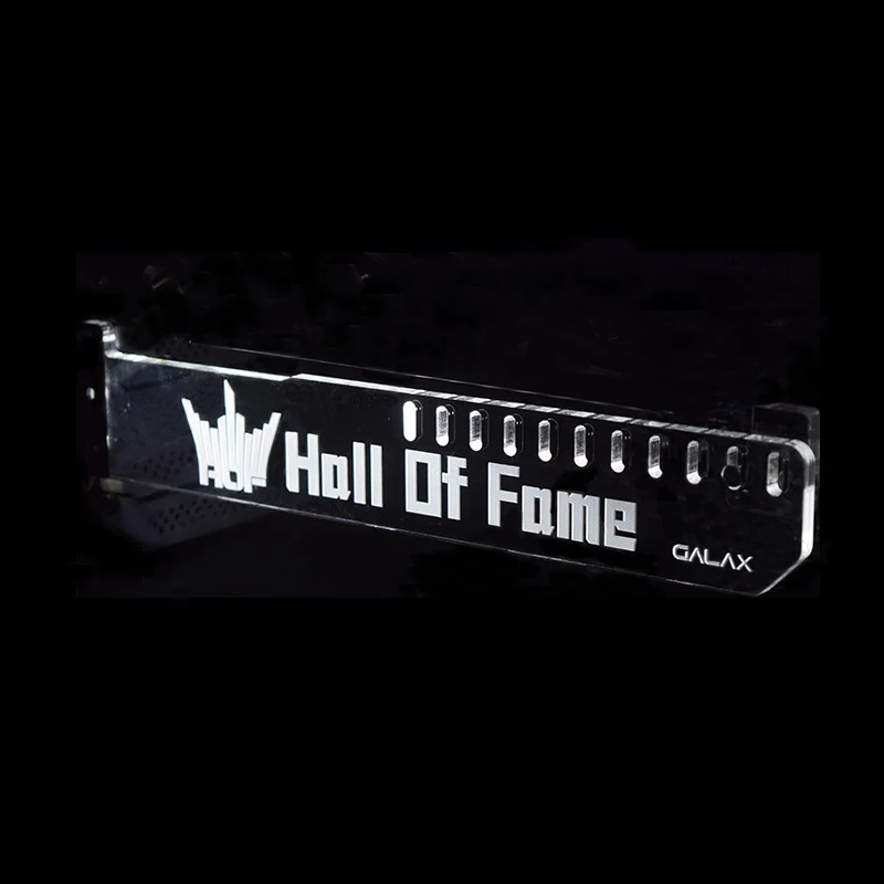 Estendida para Galax Holl de Fome Gráficas de Computador Quadro de Mostrar White Versão Levou Caixa Principal Placas Luminosa Suporte Cartão Sua New