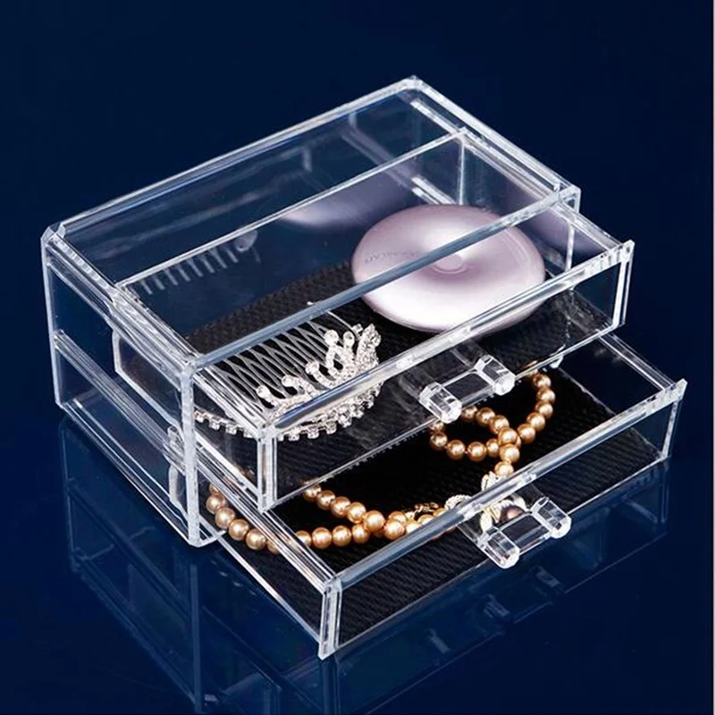 Drawer Cosmetic Box Makeup Organizer Storage Case makeup organizer box lipstick holder | Дом и сад