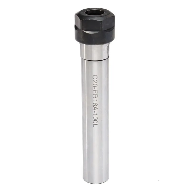 

straight shak C20 ER16A 100L collet chuck with nut tools holder extension rod bar for CNC machine lathe milling