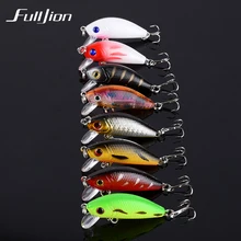 Fishing Lures Minnow Wobbler Tackle Crankbait Artificial Hard Baits Swimbait Hooks Plastic Pesca Isca 5cm 3.6g 1pcs