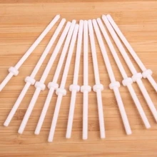 60 шт./партия 8,8*0,3 см фруктовый леденец палка с выделенной перегородкой DIY шоколадные стержни пищевой полипропиленовый материал повторное использование