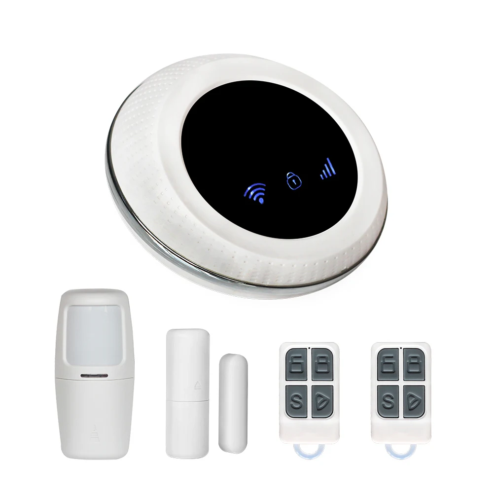 Tuya умный Wifi+ GSM беспроводной умный дом Охранная сигнализация совместима с Alexa - Цвет: Армейский зеленый