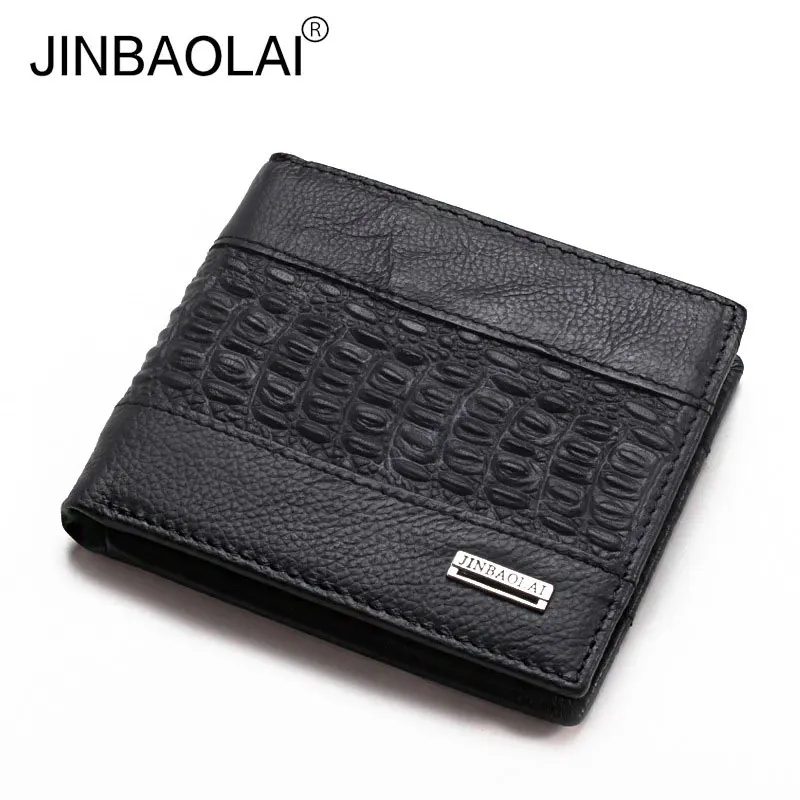 

Alligator Men Genuine Leather Wallets Fashion Crocodile Pattern Large Organizer Wallet Credit Card Holders Money Bag