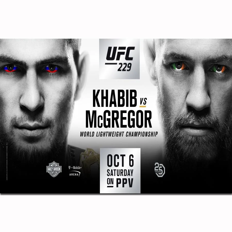 Conor Mcgregor Vs Khabib Poster - Nusagates