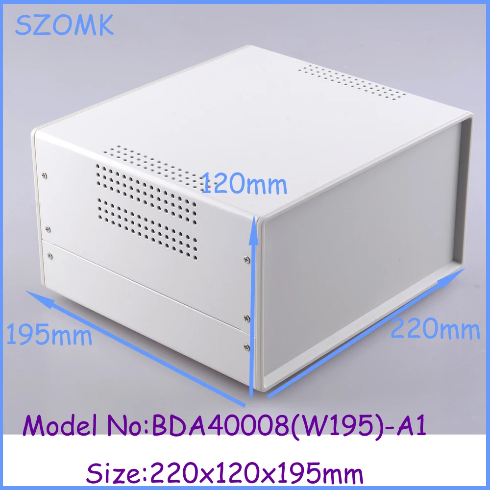 (1 )220x120x195 mmelectronic project box extrusion enclosure housing electronic box steel iron housing project case 1pcs 220x120x325mm new electronics project box pcb holder steel iron housing project case extrusion enclosure housing