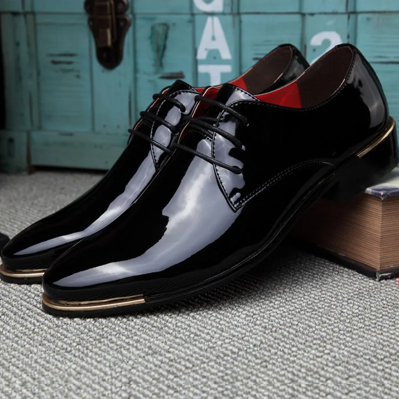 groom shoes leather