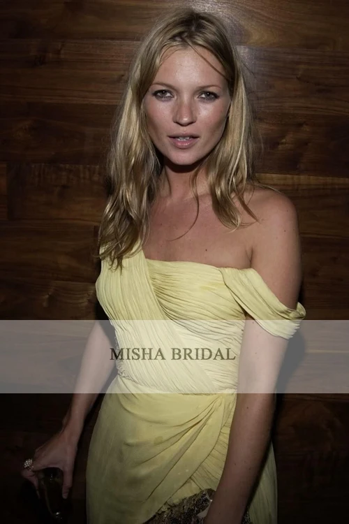 Kate moss yellow chiffon dress Clearance