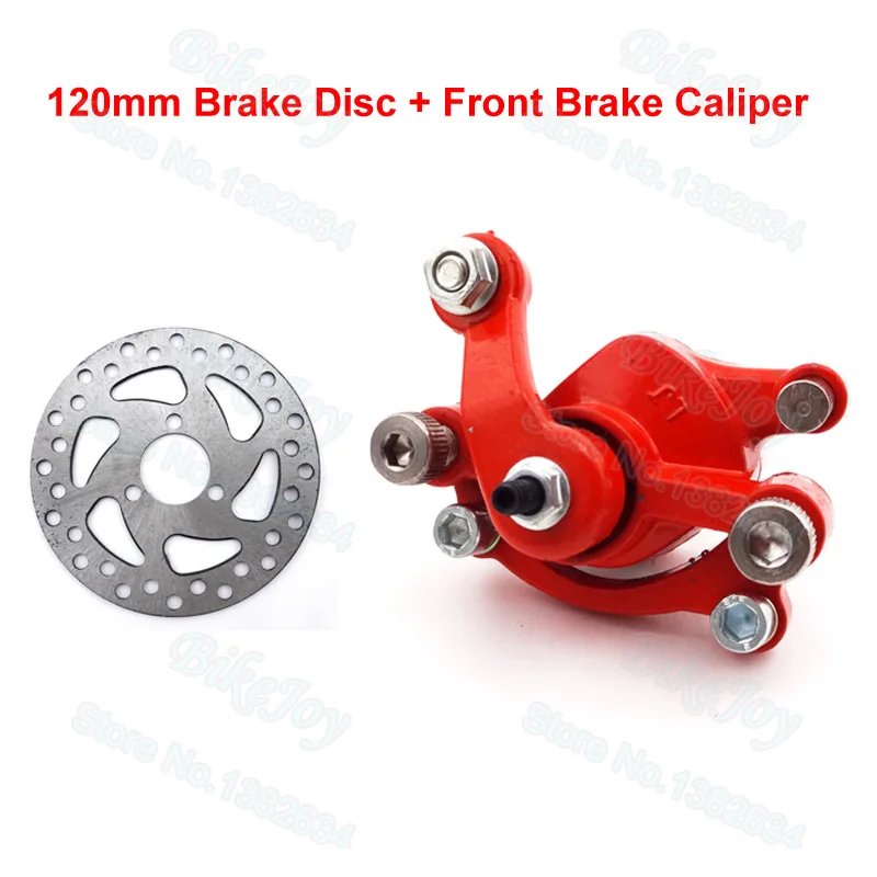 

Front Left Brake Caliper 120mm Disc Rotor For 2 Stroke Minimoto Go Kart Scooter Motorcycle